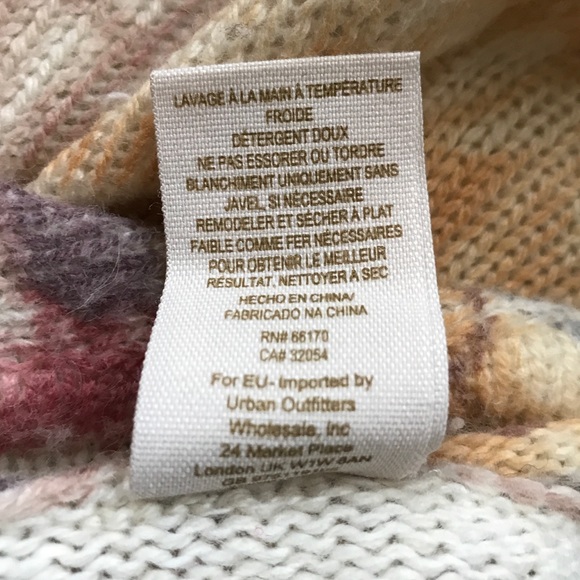 Free People Flower Bomb Slouchy Sweater Size Small Boho Cottagecore Neutral - Picture 10 of 11